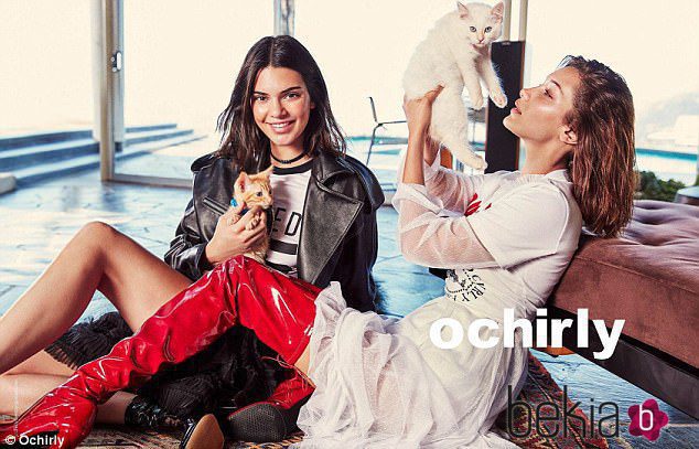Kendall Jenner y Bella Hadid en la última campaña de Ochirly 2017