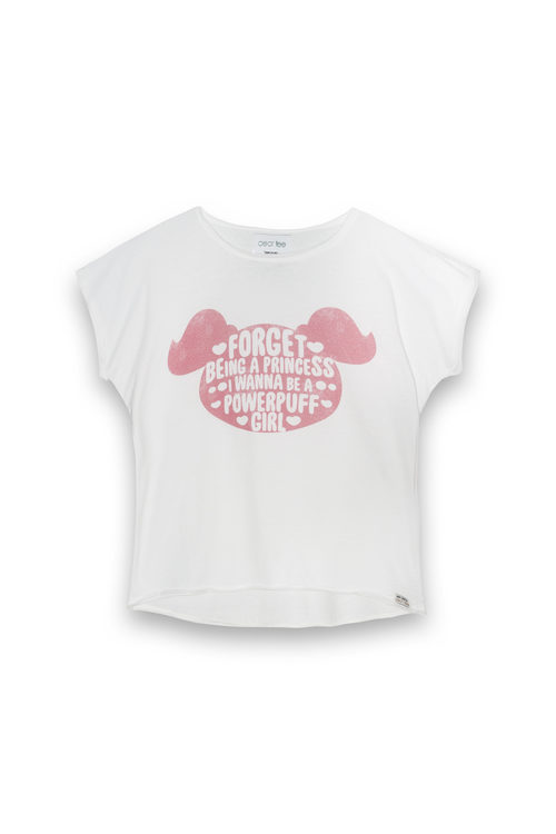 Camiseta blanca de la colección 'Supernenas by Dear Tee'
