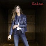 Sara Carbonero posando para la colección otoño/invierno 2017 de Salsa