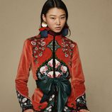Chaqueta estilo oriental de Zara otoño/invierno 2017/2018