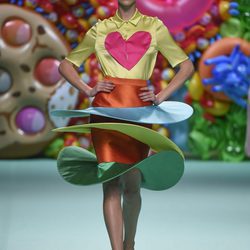 Vestido con volumen de Ágatha Ruíz de la Prada primavera/verano 2018 en la Madrid Fashion Week