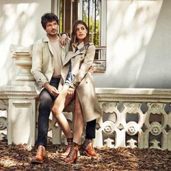 Dulceida y Andrés Velencoso con botas marrones para la nueva campaña de Carmela otoño/invierno 2017/2018