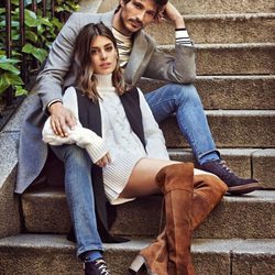 Andrés Velencoso y Dulceida posan con botas y botines en la nueva campaña de Carmela otoño/invierno 2017/2018