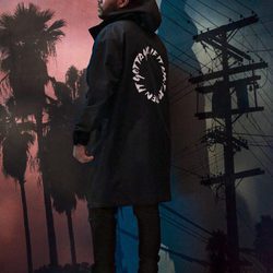 Sudadera negra larga de la nueva colección de H&M con The Weeknd otoño/invierno 2017/2018