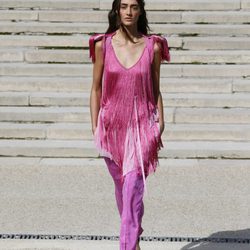 Total look rosa de Nina Ricci primavera/verano 2018 en la París Fashion Week