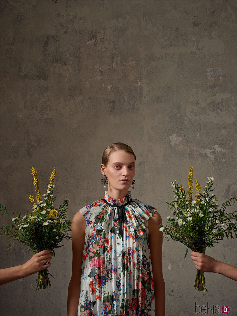 Blusa de flores de la colección Erdem x H&M