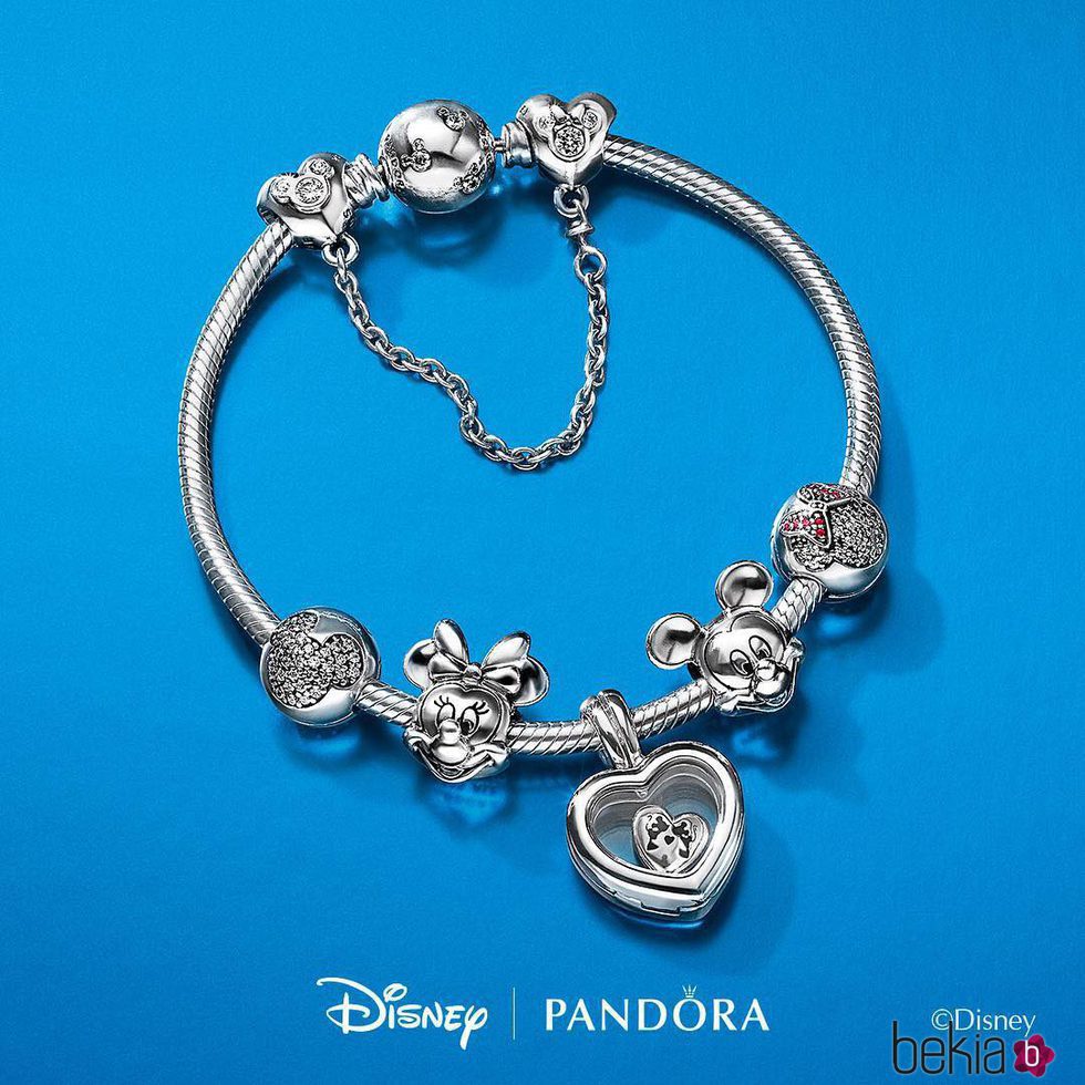 Pulsera con piezas de la colección de 'Disney' x Pandora