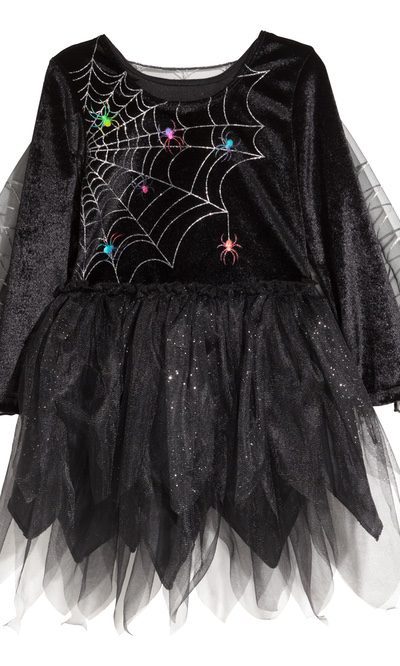 Vestido de niña de la colección especial Halloween de H&M