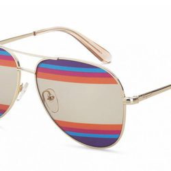 Gafas de sol con cristal a color de la colección  pre-spring 2018 de Salvatore Ferragamo