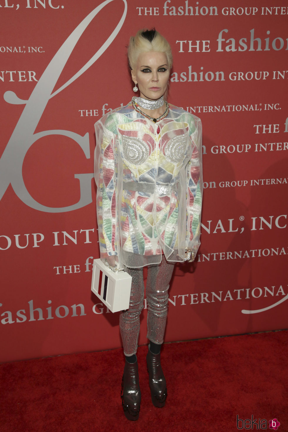 Daphne Guinness en la gala The Fashion International's 'Night of Stars' en Nueva York.