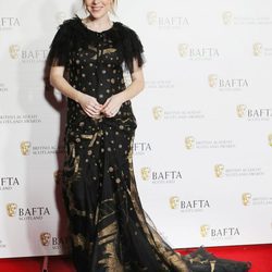 Angela Scanlon posando en los premios BAFTA escoceses