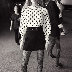 Falda mini de ante de la colección 'Mid-Town Warm Up' de Zara