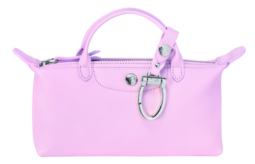 Bolso pequeño rosa de la colección de Mr Bags para Longchamp