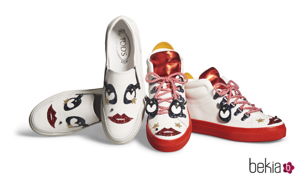 Zapatillas deportivas de la colección cápsula Tod's circus diseñada por Anna Dello Russo