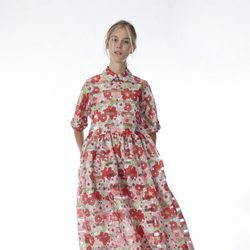 Vestido midi con print floral de la colección 'Resort 18' de '2ND LAB by The 2nd Skin Co'