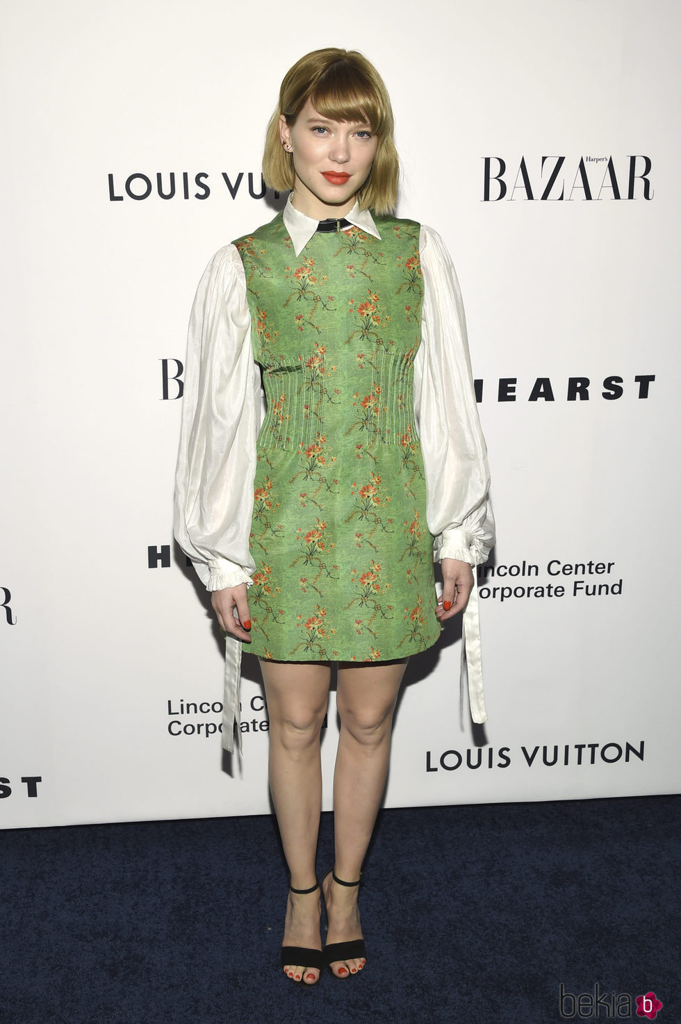 Lea Seydoux en la gala en homenaje al diseñador Louis Vuitton en Nueva York