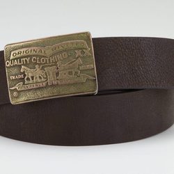 Cinturón marrón de piel para hombre de 'The Levi's Holiday 2017 Collection'