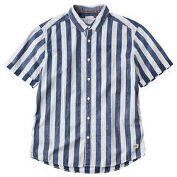 Camisa de manga corta a rayas para hombre de la colección de Primavera-Verano 2018 de Esprit