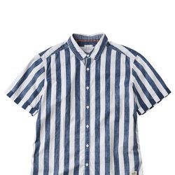 Camisa de manga corta a rayas para hombre de la colección de Primavera-Verano 2018 de Esprit
