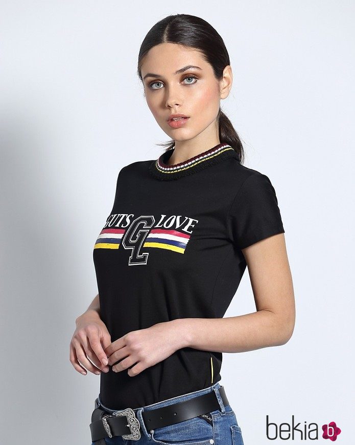 Camiseta negra de Guts & Love de la colección otoño/invierno 2018