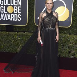 Diane Kruger vestida de Prada en los Globos de Oro 2018
