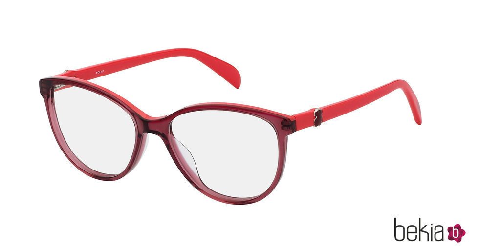 Gafas de vista en color rojo del nuevo modelo de Tous