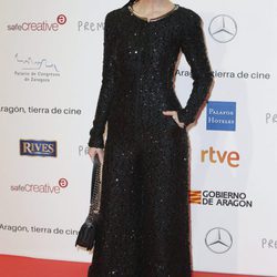 Juana Acosta con mono negro de Chanel en los Premios Forqué 2018