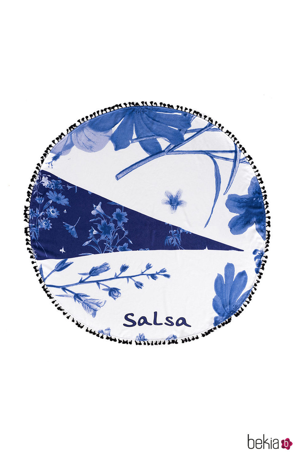Toalla redonda de la colección de accesorios para la temporada de primavera/verano 2018 de Salsa.