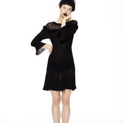 Vestido corto negro de la línea Color Block de la colección 'Unexpected' de Desigual temporada primavera/verano 2018