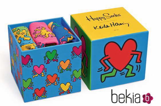 Cajas de regalo Happy Socks por Keith Haring
