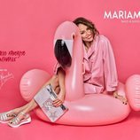 Eva González posa con unas sandalias plateadas para la colección de Mariamare primavera/verano 2018