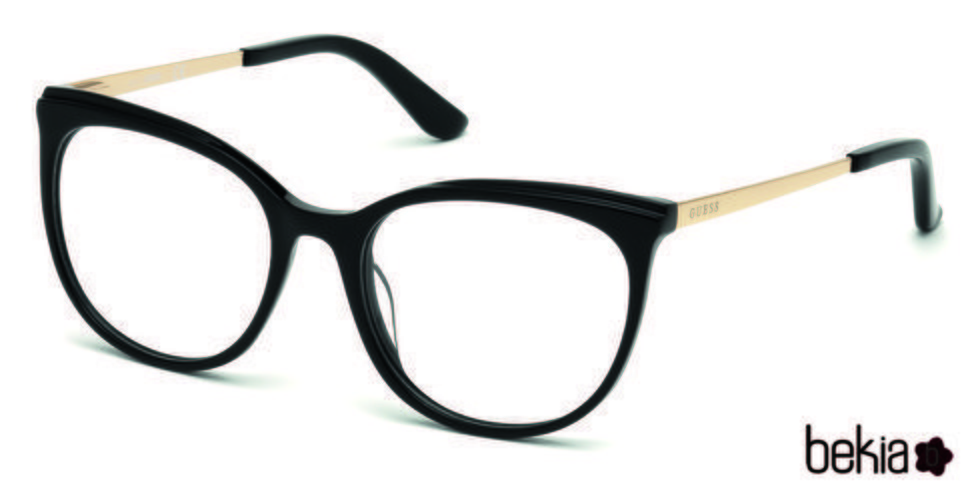 Gafas en forma de ojo de gato negras de la colección de Guess SS18