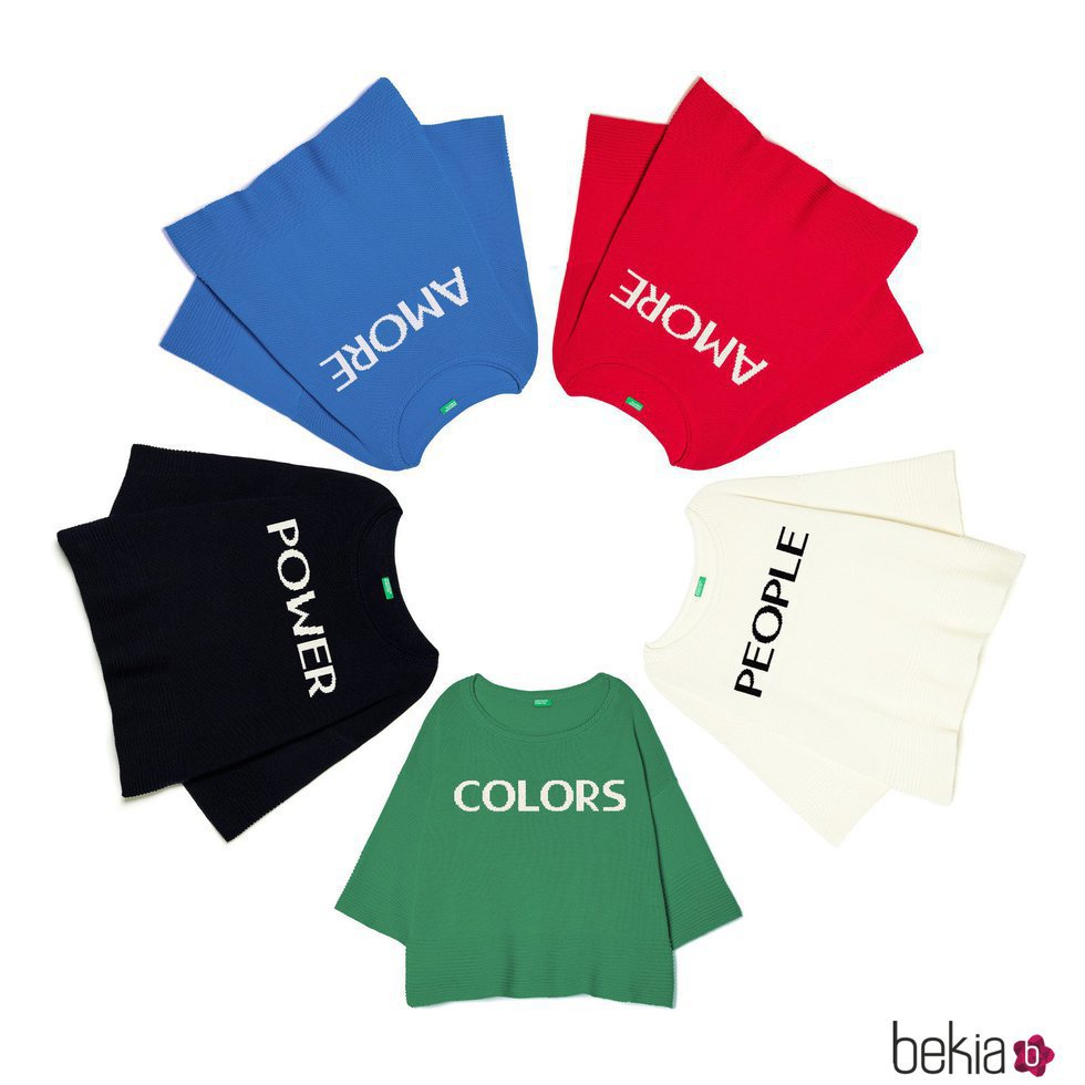 Conjunto de camisetas de United Colors Of Benetton de la colección para primavera/verano 2018