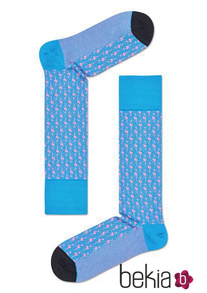 Calcetines para hombre en color azul de la Nueva Colección de Happy socks 2018