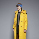 Abrigo largo amarillo de gancho de Fay para  el otoño/invierno 2018