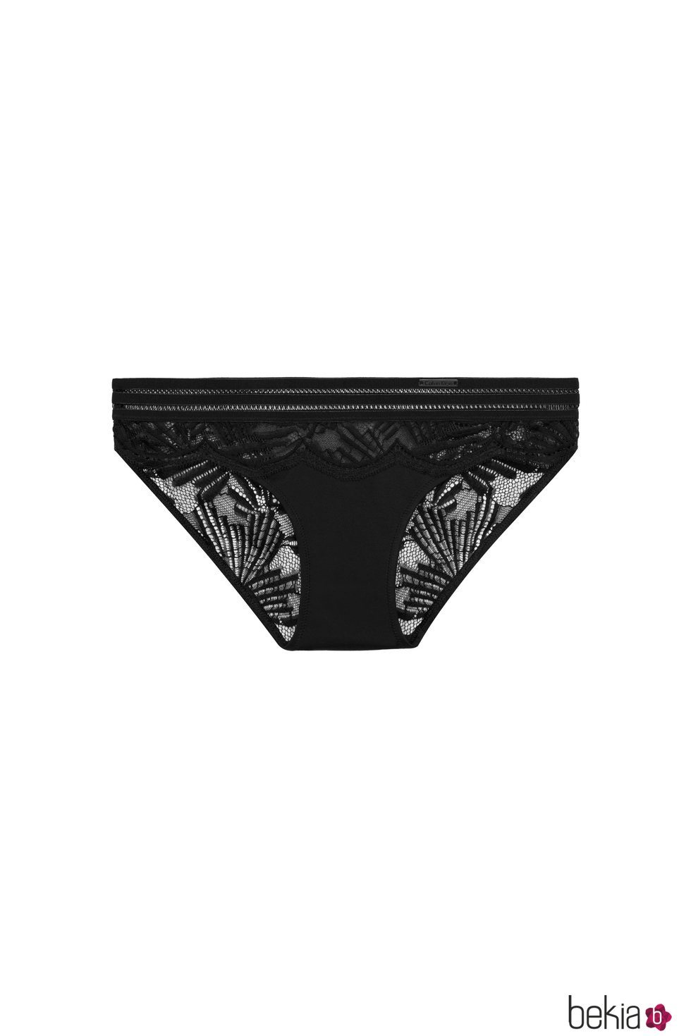 Braguitas de encaje negras de Calvin Klein Underwear primavera/verano 2018