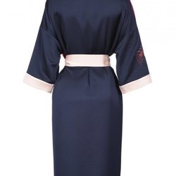 Kimono maxi azul marino de la nueva colección de Pinko de kimonos