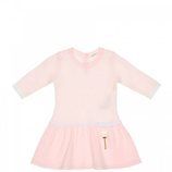 Vestido rosa para bebé de manga larga de la nueva colección de primavera de Benetton 2018