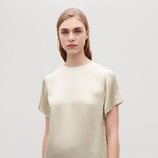 Blusa en color champán de mujer de la nueva colección atemporal de Cos 2018