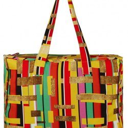 Bolso grande con estampado de rectángulos de colores de la nueva colección de Asos Madre in Kenia 2018