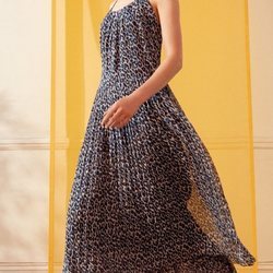 Vestido vaporoso de animal print de la nueva colección de MAX&Co primavera/verano 2018