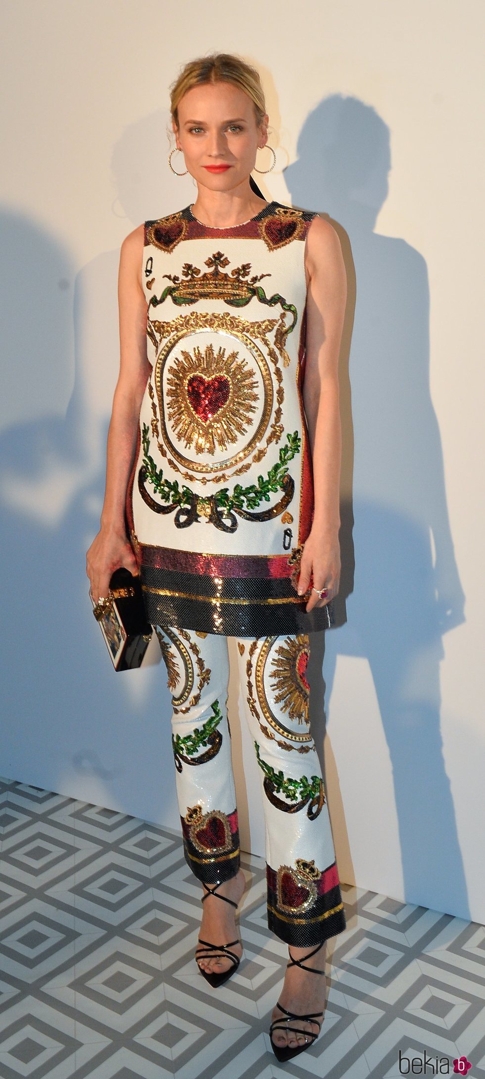 El traje de lentejuelas Dolce&Gabbana de Diane Kruger en la cena de Dior