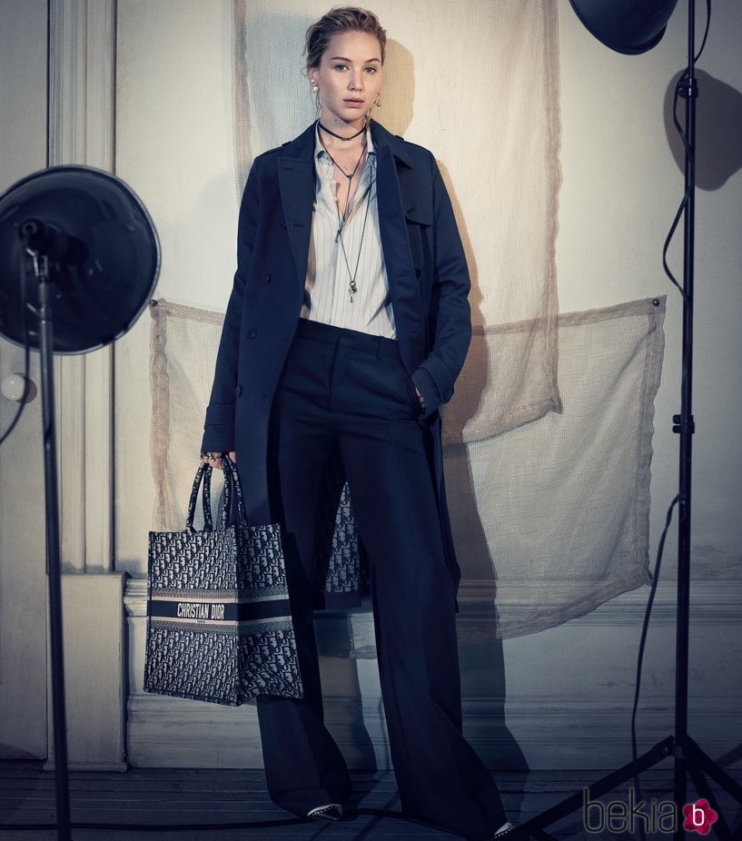 Jennifer Lawrence con un outfit de la nueva colección de Dior 2018