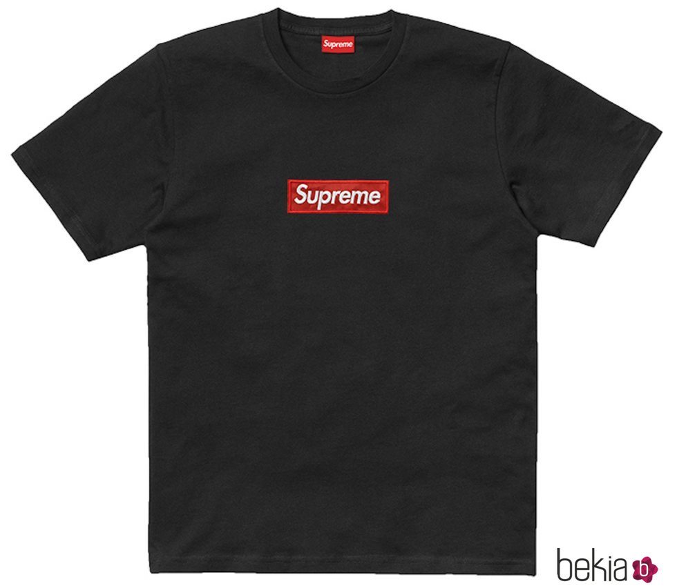 Camiseta negra de la colección de Supreme Spain 2018