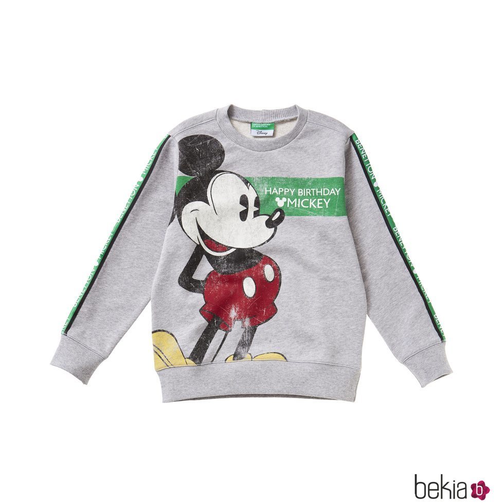 Sudadera de Mickey de la colección otoño/invierno 2018-2019 de Benetton Kids