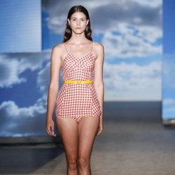 Bañador de inspiración vintage de TCN primavera/verano 2019 en la 080 Barcelona Fashion Week