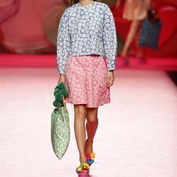 Conjunto floral de Ágatha Ruiz de la Prada en Madrid Fashion Week primavera/verano 2019