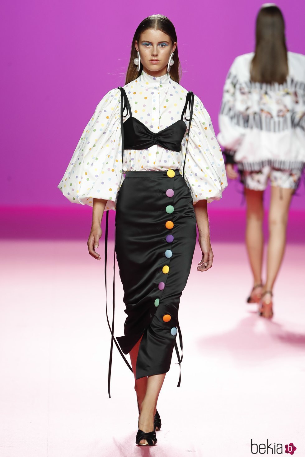 Blusa superpuesta de María Escoté en Madrid Fashion Week