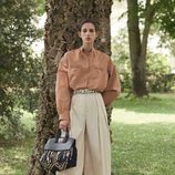 Total look de mujer en tonos beige  de la colección primavera/verano 2019 de Salvatore Ferragamo