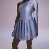 Vestido blanco de tenis de la nueva colección de Virgil Abloh, Nike con Serena Williams 2018